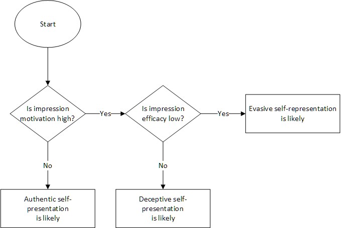 Theory: Self-Presentation Theory / :  Behavioural consequences of self-presentational concerns among focus group participants. Source Wooten & Reed (2000)